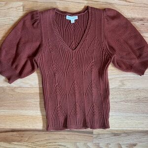 Super Soft Top with Puffy Sleeves - Size S